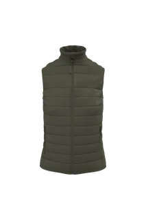 iDeal Basic Brand Gewatteerde dames bodywarmer in Ideal Urban Khaki, voorkant
