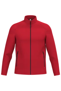 iDeal Basic Brand Heren softshelljas 2-laags in Ideal Red, voorkant