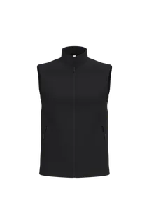 iDeal Basic Brand 2-laagse uniseks softshell bodywarmer in Ideal Black, voorkant