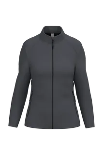 iDeal Basic Brand Ladies' basic softshell jacket in Ideal Dark Grey, voorkant