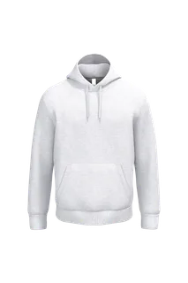 iDeal Basic Brand Uniseks hoodie met capuchon in Ideal Ash Heather, voorkant