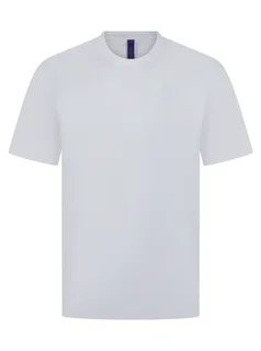 Henbury Coolplus® unisex t-shirt in White, voorkant
