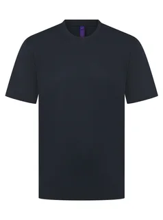 Henbury Coolplus® unisex t-shirt in Navy, voorkant