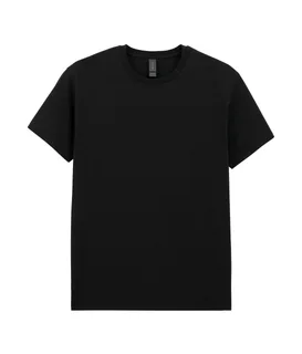 Gildan Licht katoenen T-shirt in Black, voorkant