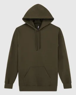 Gildan Hammer Hammer hoodie adult in Olive, voorkant