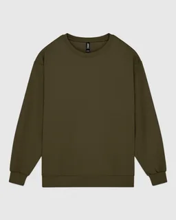 Gildan Hammer Hammer sweater met ronde hals in Olive, voorkant
