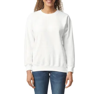 Gildan Heavy Blend sweater in White, voorkant