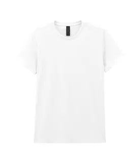 Gildan Dames Heavy Cotton T-shirt in White, voorkant
