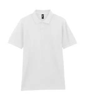 Gildan Hammer piqué polo in White, voorkant