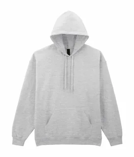 Gildan Midweight Softstyle hooded sweatshirt in Ash Grey, voorkant