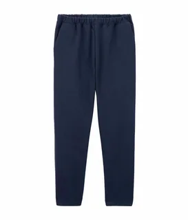 Gildan Midweight softstyle tracksuit bottoms in Navy, voorkant
