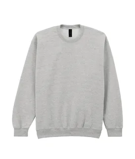 Gildan Midweight Softstyle crew neck sweatshirt in Ash Grey, voorkant