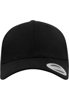 Flexfit Klassieke afgeronde Snapbackpet in BLACK, voorkant