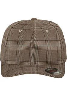 Flexfit Prins van Wales pet in BROWN / KHAKI, voorkant