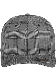 Flexfit Prins van Wales pet in BLACK / WHITE, voorkant