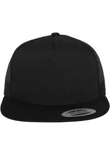 Flexfit Classic Trucker cap in BLACK, voorkant