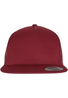 Flexfit Classic Trucker cap in MAROON, voorkant