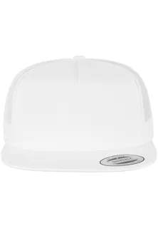 Flexfit Classic Trucker cap in WHITE, voorkant