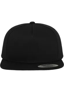 Flexfit Classic snapbackpet 5 panelen in BLACK, voorkant