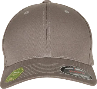 Flexfit Pet Flexfit van biologisch katoen in Pale Grey, voorkant
