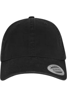 Flexfit Verwassen pet in BLACK, voorkant