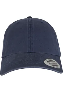 Flexfit Verwassen pet in NAVY, voorkant