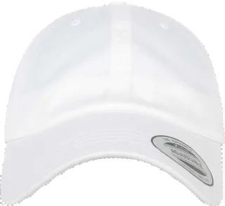 Flexfit Pet van biologisch katoen in WHITE, voorkant
