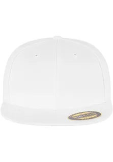 Flexfit Pet Premium 210 Fitted in WHITE, voorkant