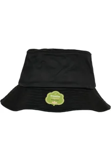 Flexfit Bob van biologisch katoen in BLACK, voorkant