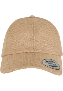 Flexfit Uniseks pet Dad van jute in NATURAL, voorkant