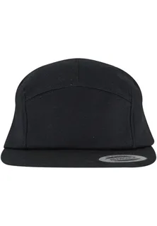 Flexfit Jockey cap in BLACK, voorkant