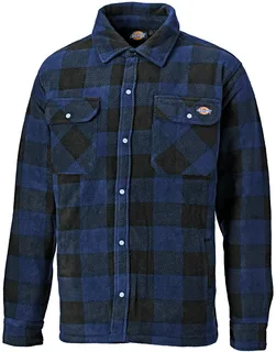 Dickies Portland shirt in Royal / Black, voorkant