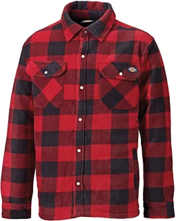 Dickies Portland shirt in Red / Black, voorkant