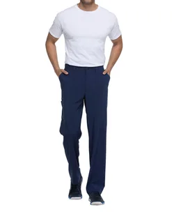 Dickies Medical Herenbroek met trekkoordje standard taille in Navy, voorkant