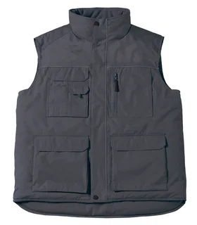 B&C Expert Pro Bodywarmer in Dark Grey, voorkant