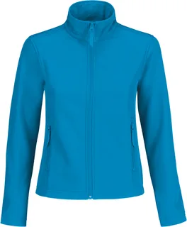B&C Id.701 Softshell / Women in Atoll / Ghost Grey, voorkant