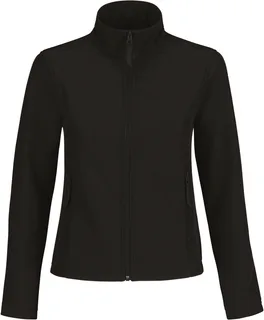 B&C Id.701 Softshell / Women in Black / Black, voorkant