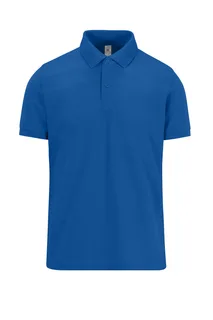 B&C MY POLO 210 Heren korte mouwen in Royal Blue, voorkant