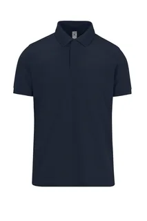 B&C MY POLO 210 Heren korte mouwen in Navy, voorkant