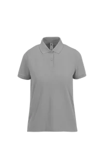 B&C MY POLO 210 Dames korte mouwen in Sport Grey, voorkant