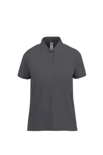 B&C MY POLO 210 Dames korte mouwen in Dark Grey, voorkant