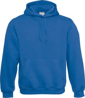 B&C Hoodie in Royal Blue, voorkant