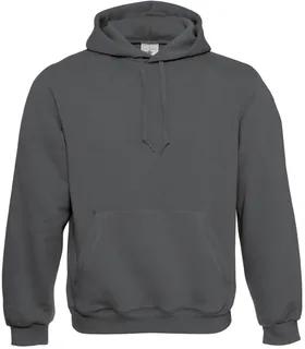 B&C Hoodie in Steel Grey, voorkant