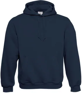 B&C Hoodie in Navy, voorkant