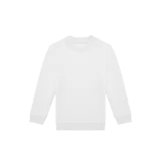 B&C Sweater C ID.332, ronde hals in White, voorkant