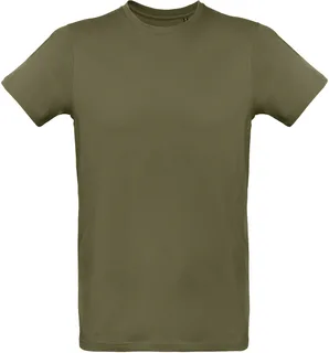 B&C Inspire Plus heren T-shirt in Urban Khaki, voorkant