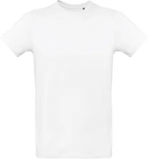 B&C Inspire Plus heren T-shirt in White, voorkant