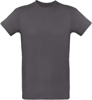 B&C Inspire Plus heren T-shirt in Dark Grey, voorkant