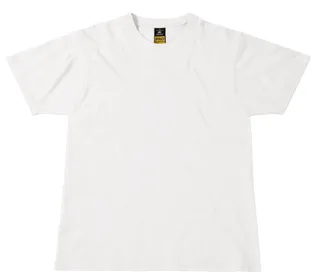 B&C Pro Perfect Pro Workwear T-shirt in White, voorkant