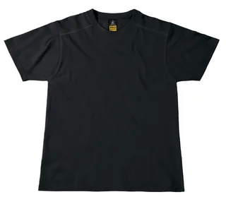 B&C Pro Perfect Pro Workwear T-shirt in Black, voorkant